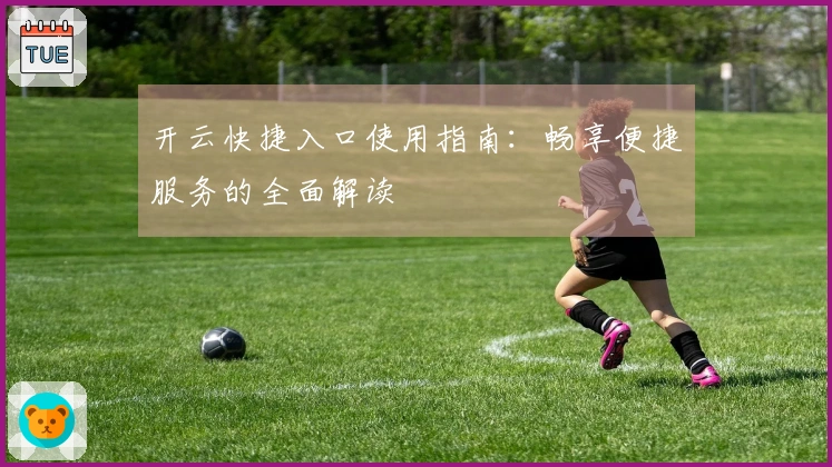 开云快捷入口使用指南：畅享便捷服务的全面解读